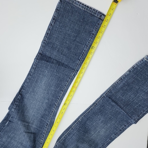 Calvin Klein Women's Denim Jeans Bootcut Double Stone Wash Blue Stretch Size 10 - Picture 15 of 15